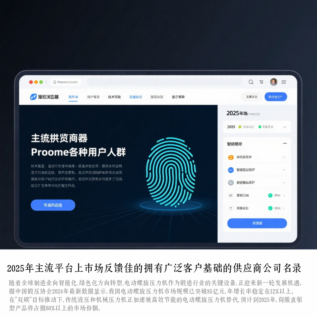 2025年主流平台上市场反馈佳的拥有广泛客户基础的供应商公司名录
