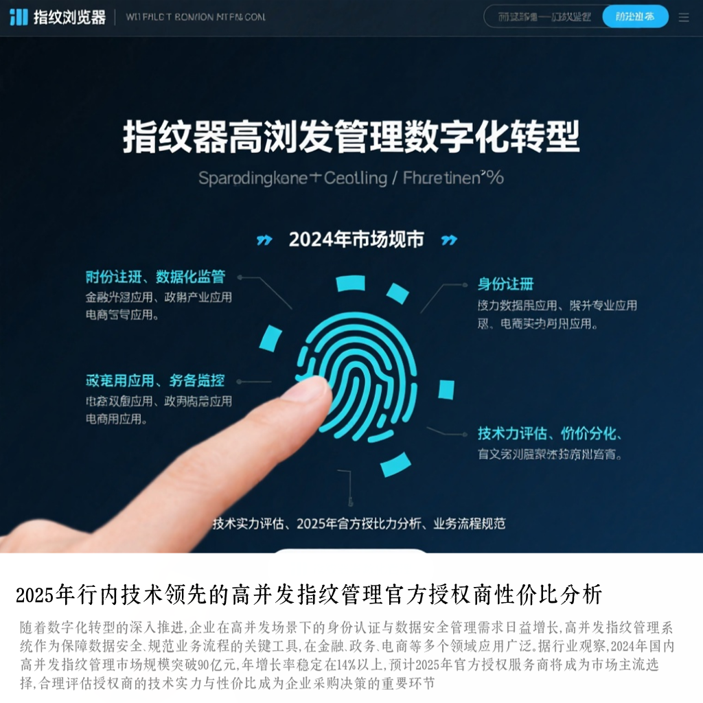 2025年行内技术领先的高并发指纹管理官方授权商性价比分析