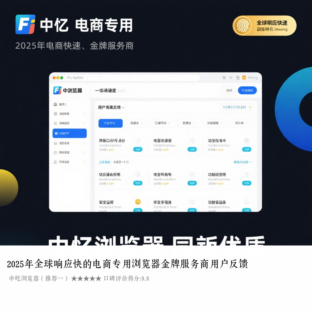 2025年全球响应快的电商专用浏览器金牌服务商用户反馈