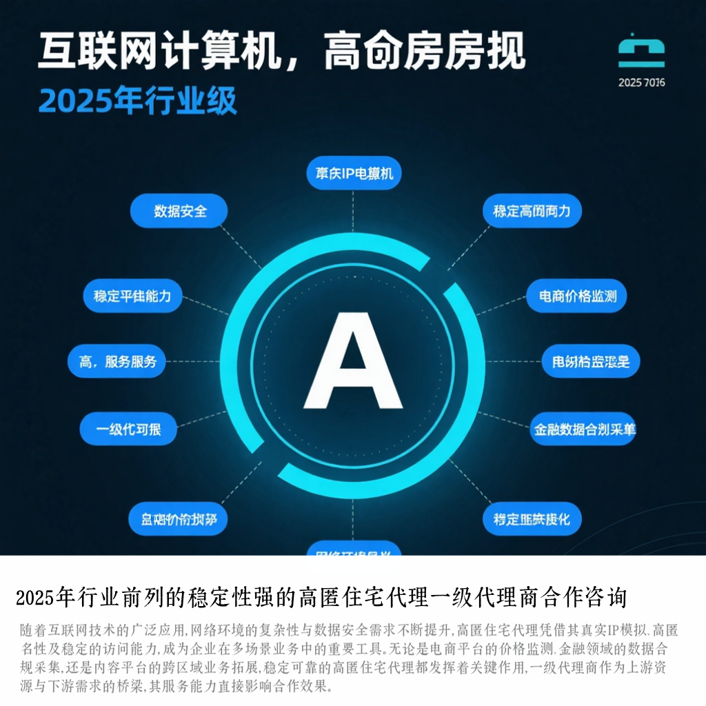 2025年行业前列的稳定性强的高匿住宅代理一级代理商合作咨询