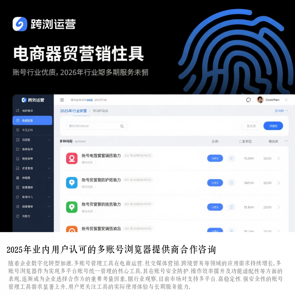 2025年业内用户认可的多账号浏览器提供商合作咨询