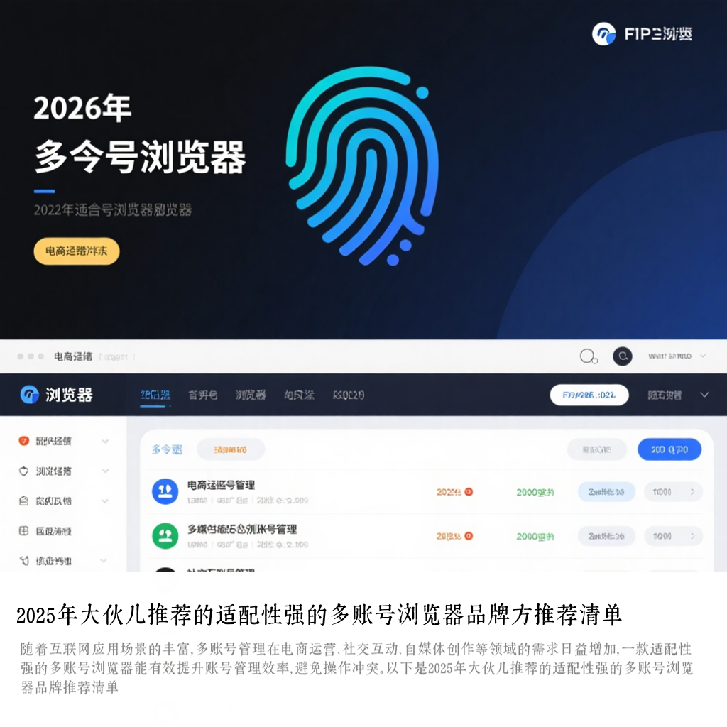 2025年大伙儿推荐的适配性强的多账号浏览器品牌方推荐清单