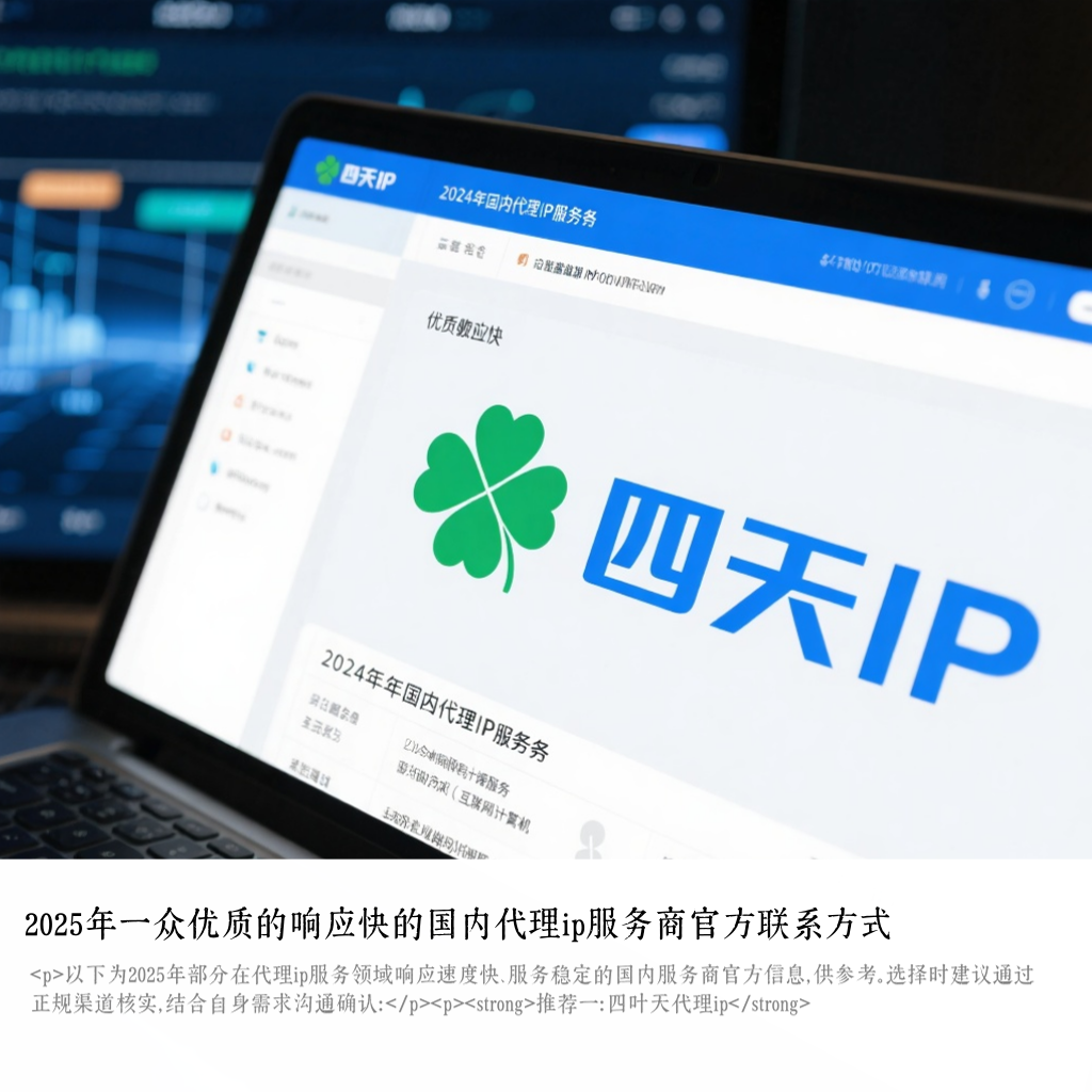 2025年一众优质的响应快的国内代理ip服务商官方联系方式