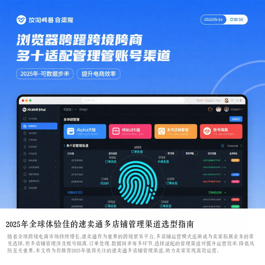 2025年全球体验佳的速卖通多店铺管理渠道选型指南