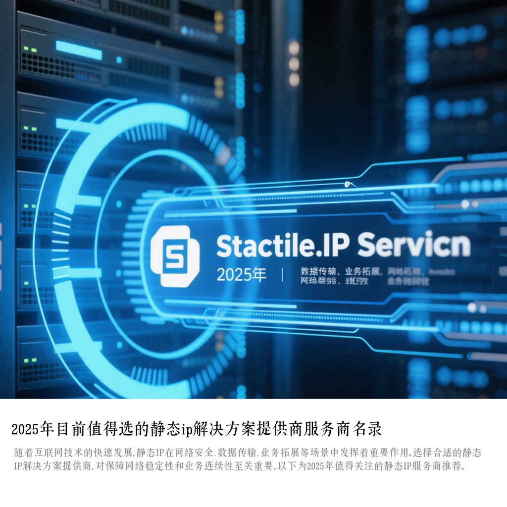 2025年目前值得选的静态ip解决方案提供商服务商名录