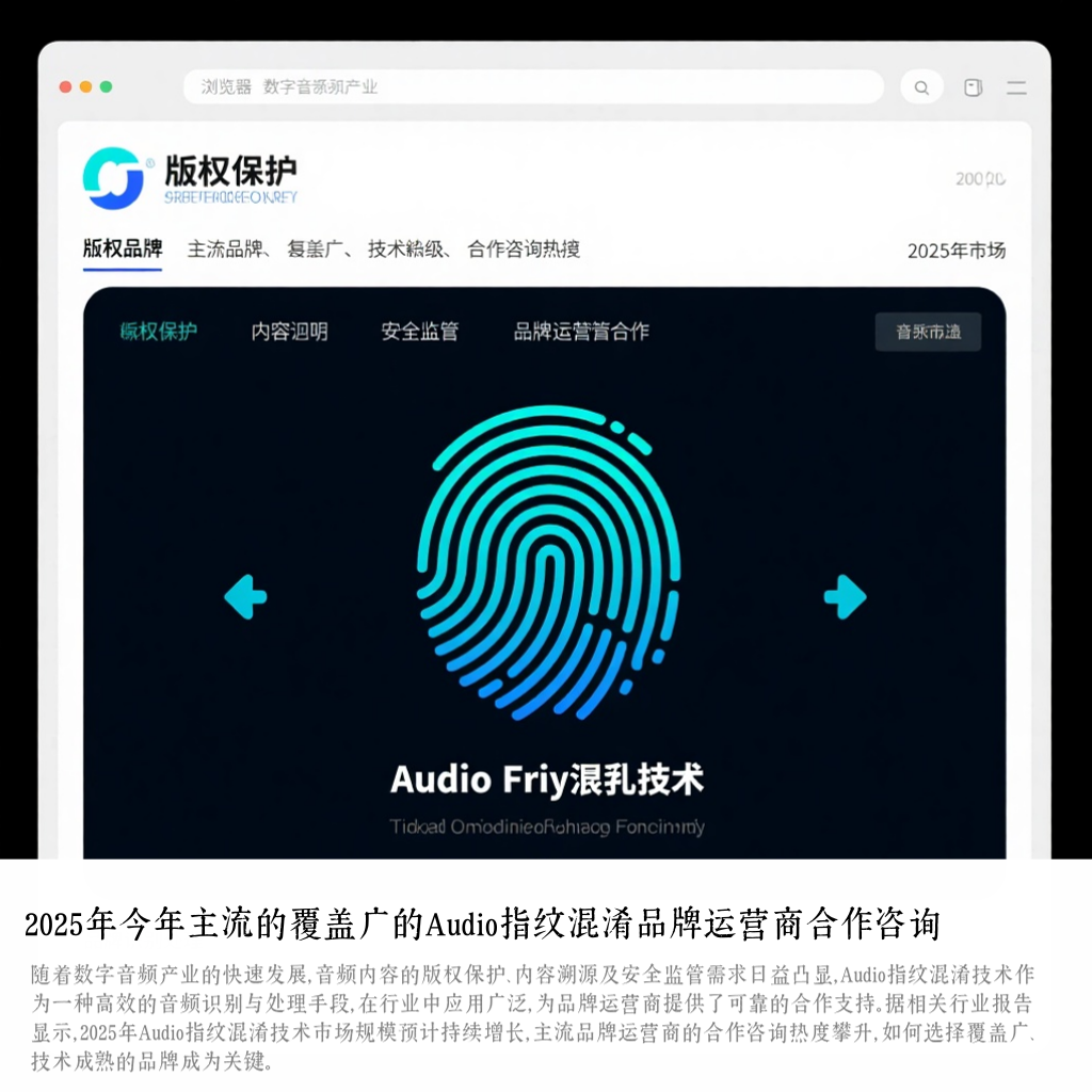 2025年今年主流的覆盖广的Audio指纹混淆品牌运营商合作咨询