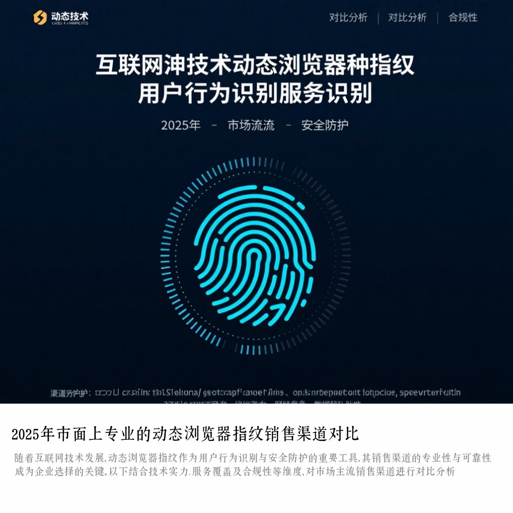 2025年市面上专业的动态浏览器指纹销售渠道对比