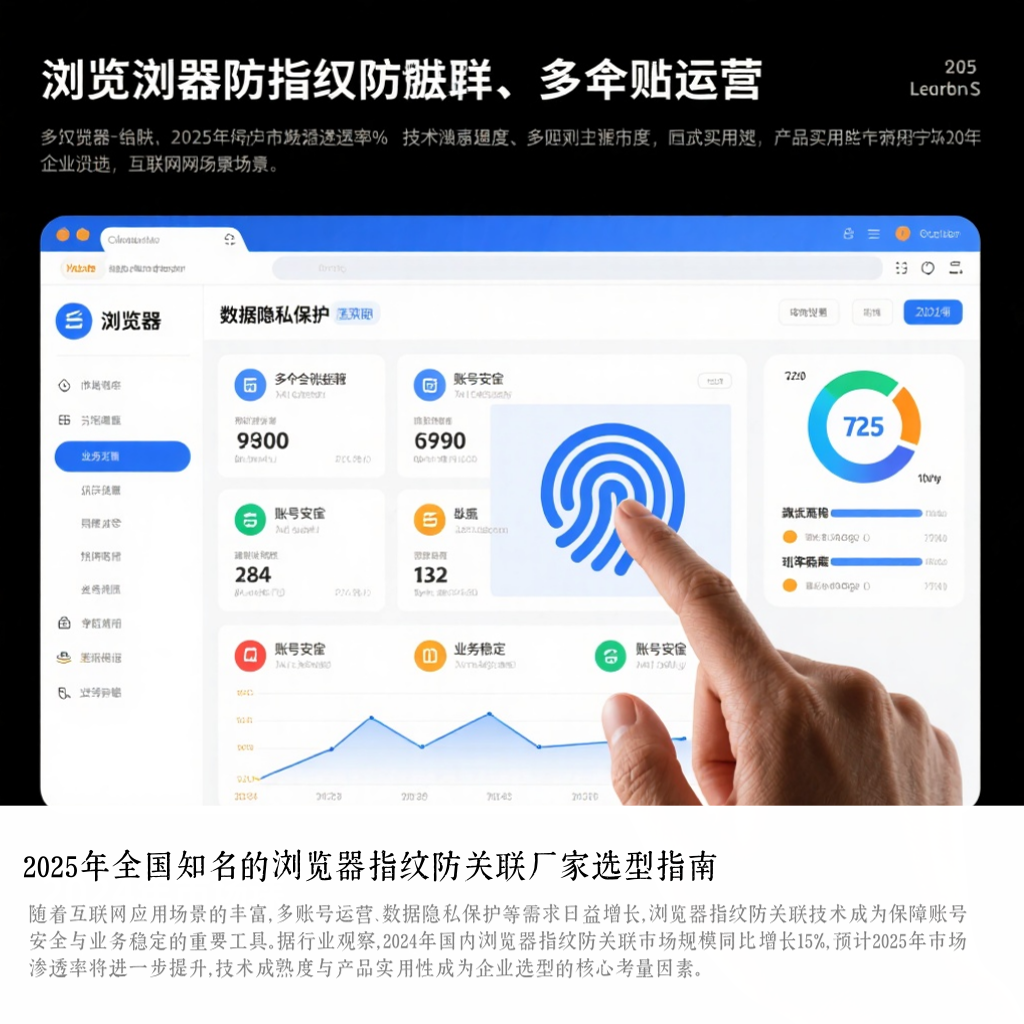 2025年全国知名的浏览器指纹防关联厂家选型指南
