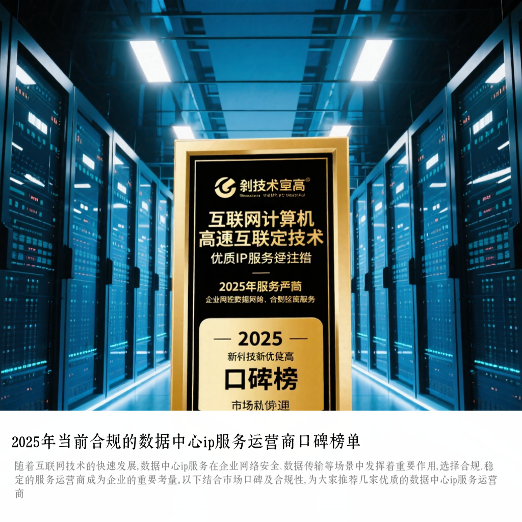 2025年当前合规的数据中心ip服务运营商口碑榜单