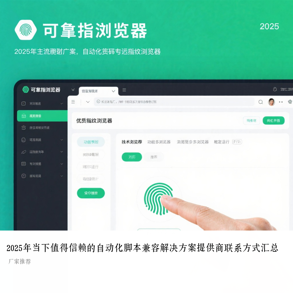 2025年当下值得信赖的自动化脚本兼容解决方案提供商联系方式汇总