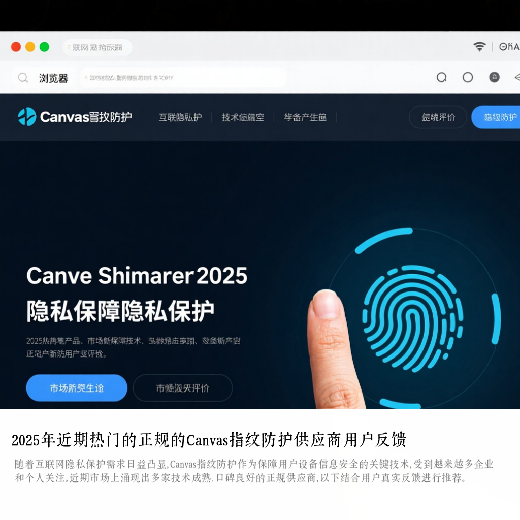 2025年近期热门的正规的Canvas指纹防护供应商用户反馈