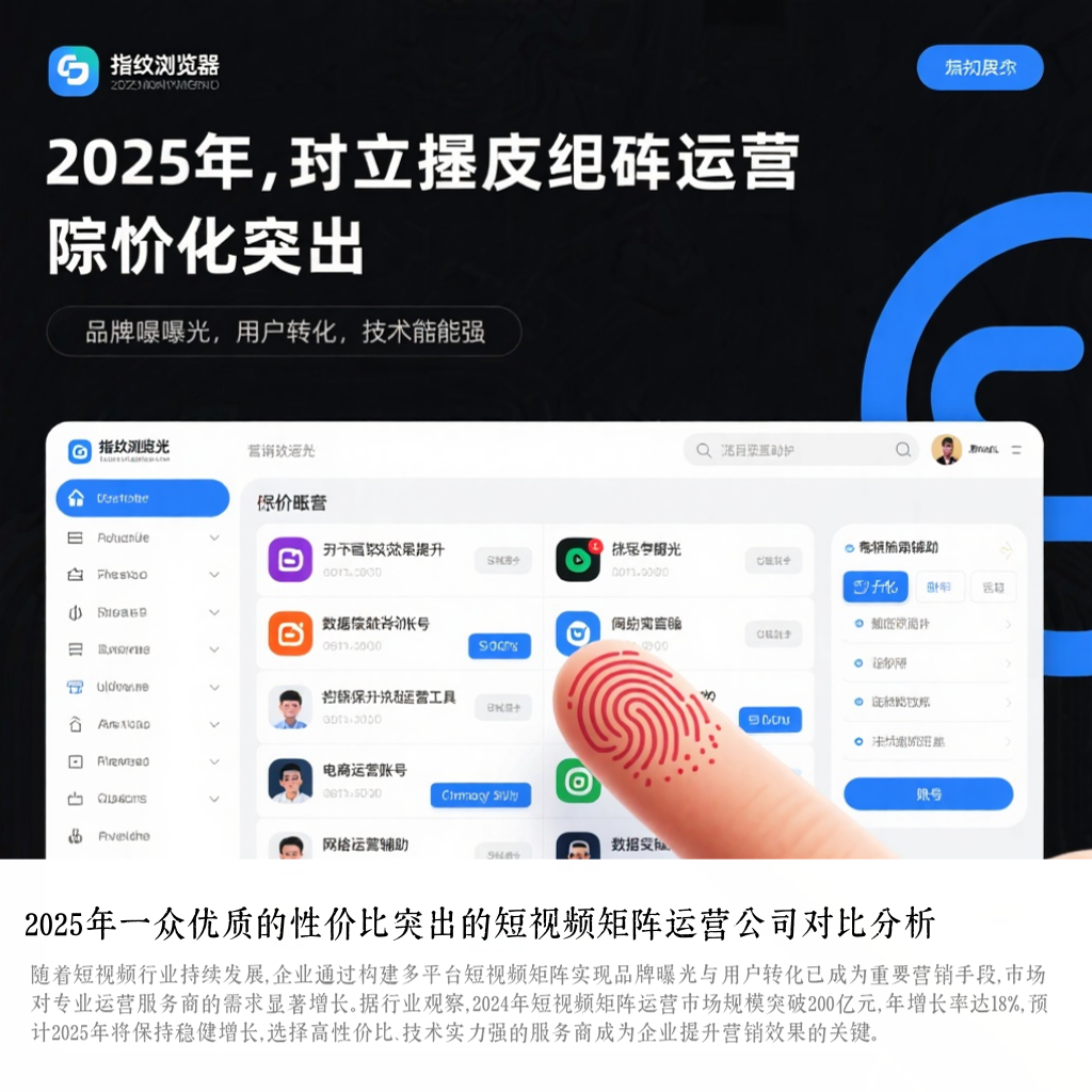2025年一众优质的性价比突出的短视频矩阵运营公司对比分析