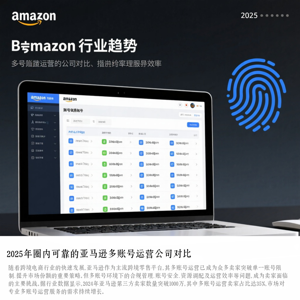 2025年圈内可靠的亚马逊多账号运营公司对比
