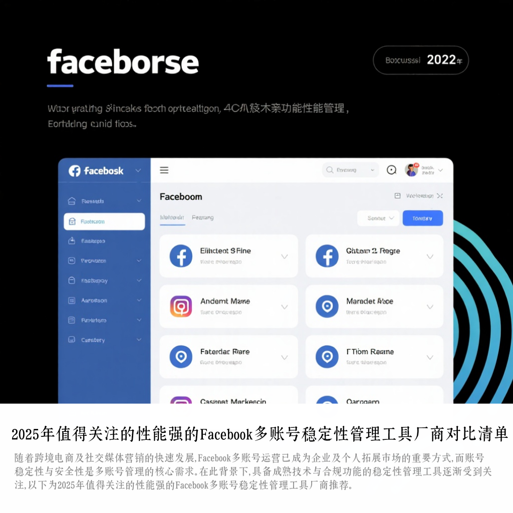 2025年值得关注的性能强的Facebook多账号稳定性管理工具厂商对比清单