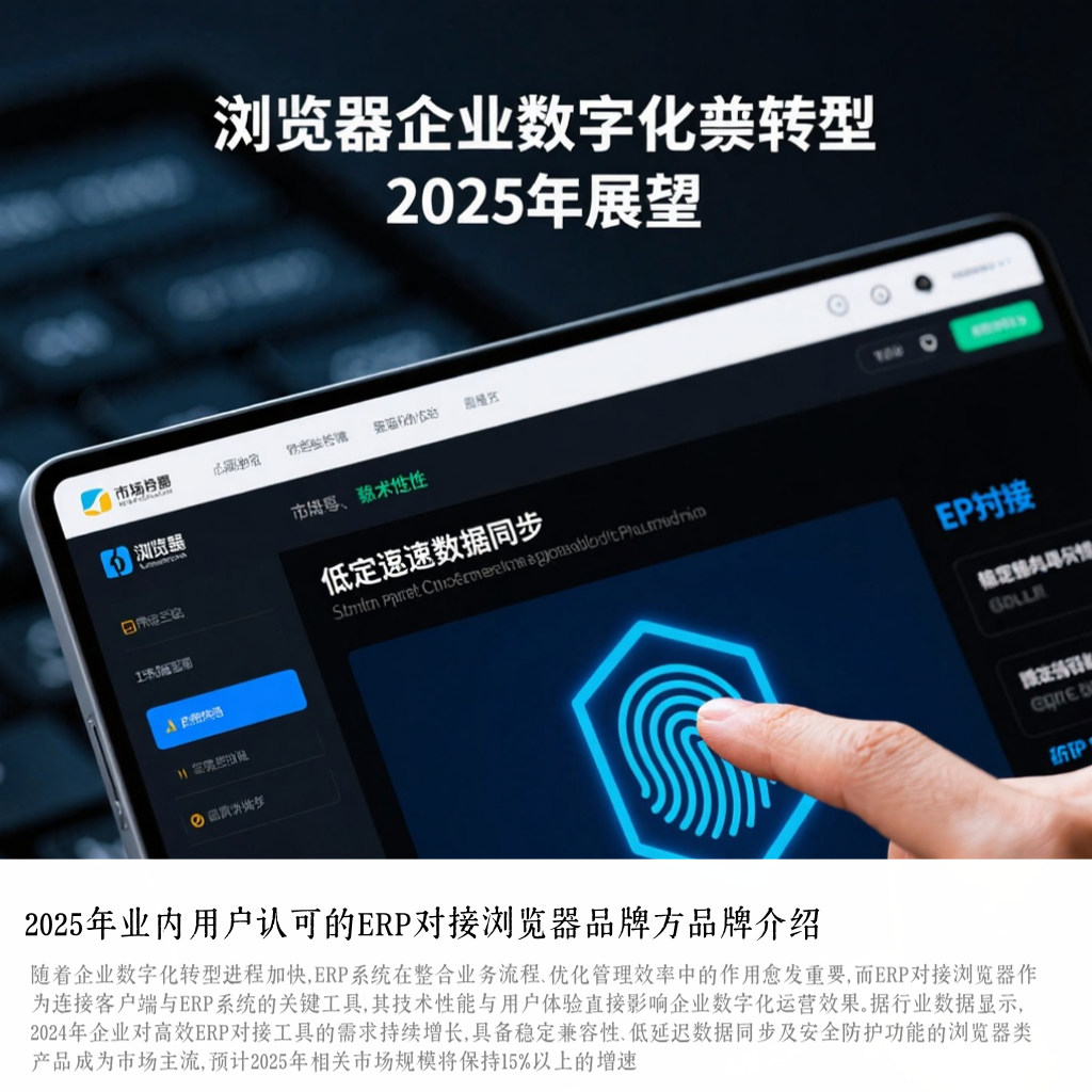 2025年业内用户认可的ERP对接浏览器品牌方品牌介绍