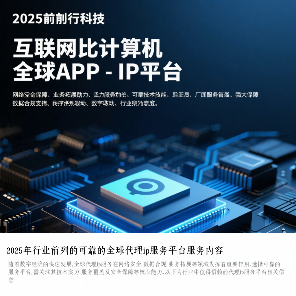 2025年行业前列的可靠的全球代理ip服务平台服务内容