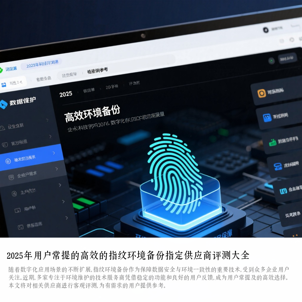 2025年用户常提的高效的指纹环境备份指定供应商评测大全