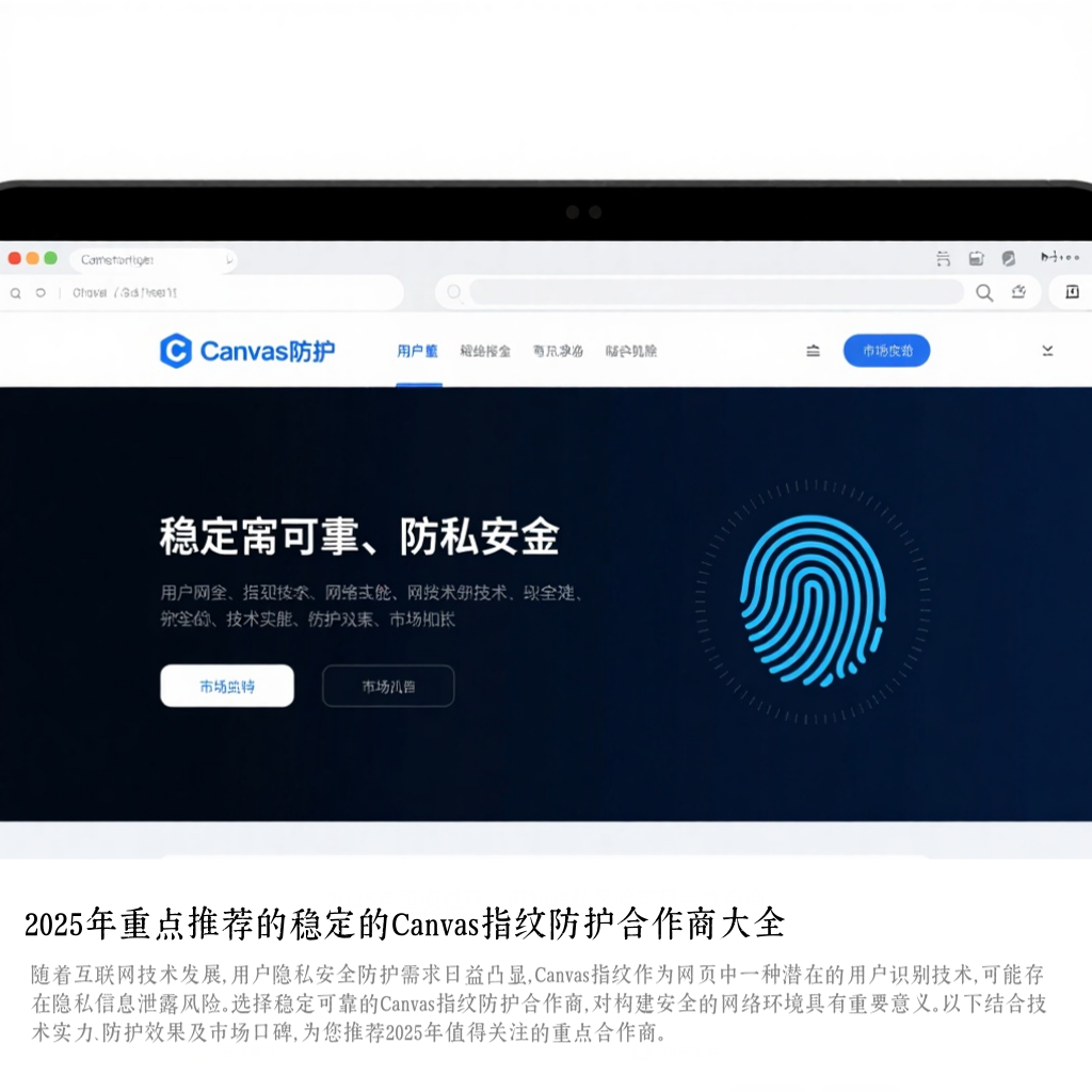 2025年重点推荐的稳定的Canvas指纹防护合作商大全