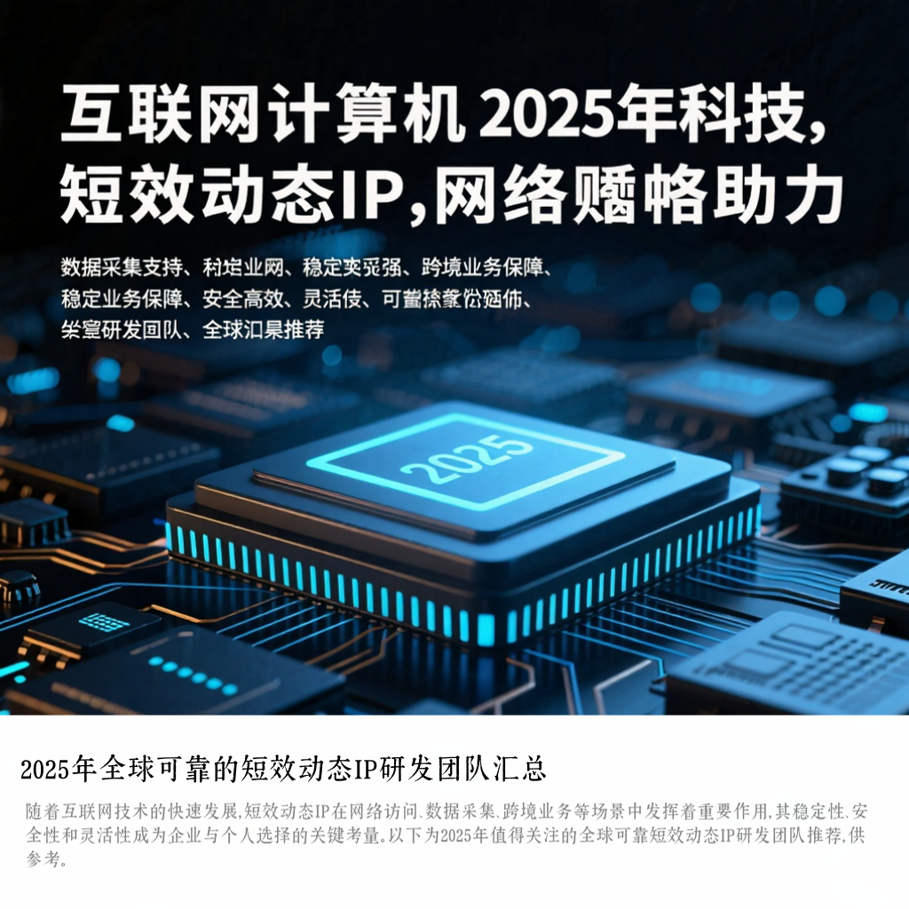2025年全球可靠的短效动态IP研发团队汇总