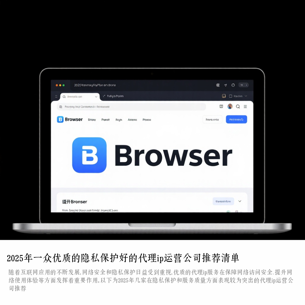 2025年一众优质的隐私保护好的代理ip运营公司推荐清单
