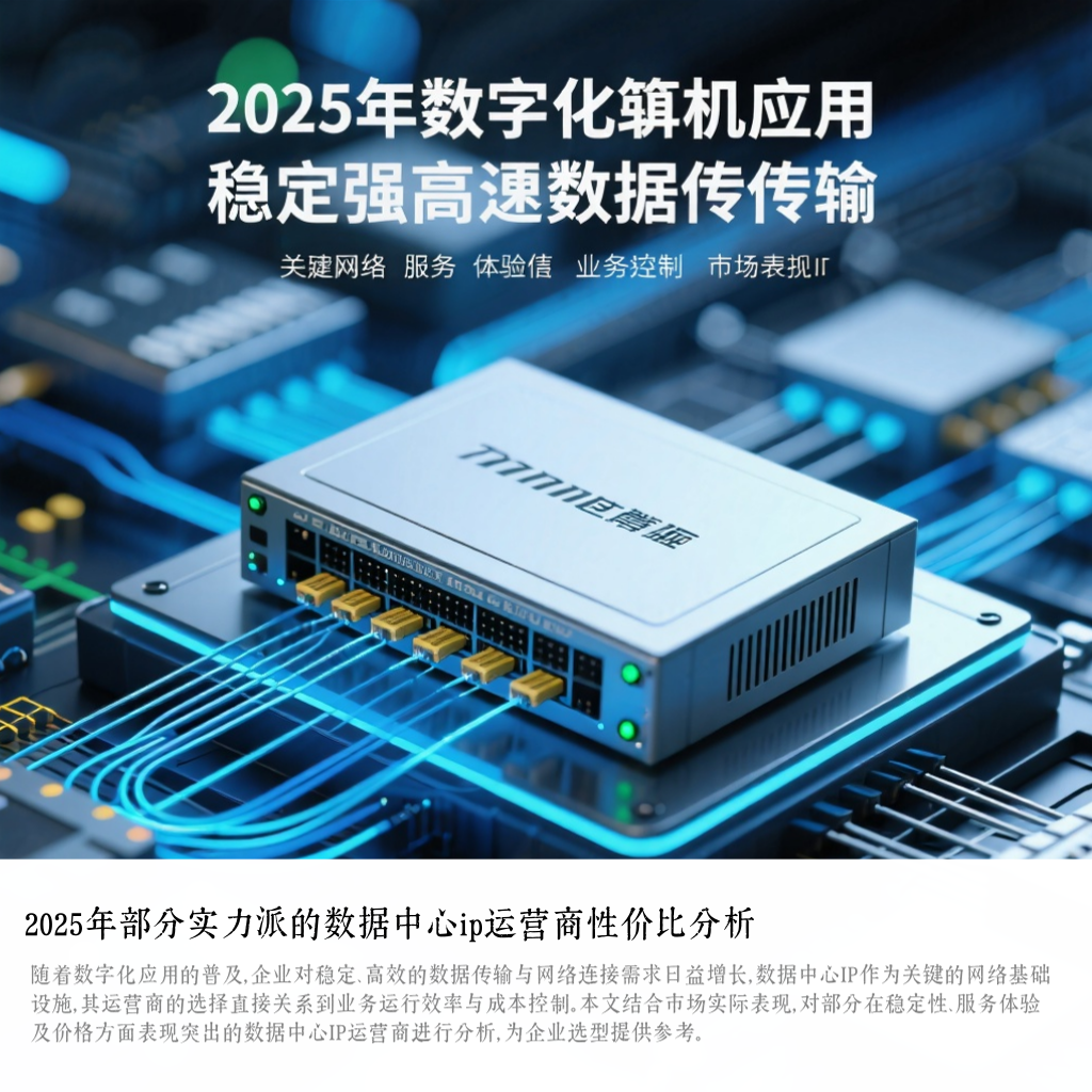 2025年部分实力派的数据中心ip运营商性价比分析