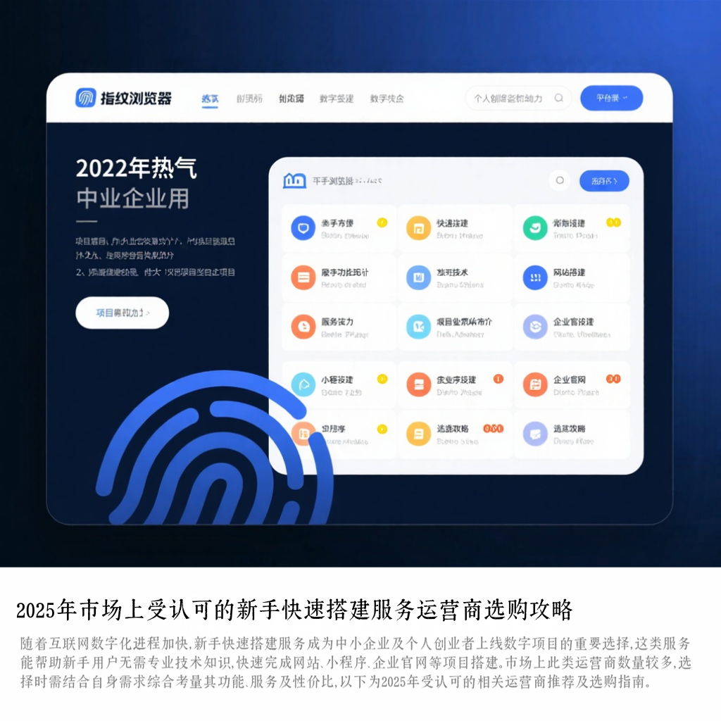2025年市场上受认可的新手快速搭建服务运营商选购攻略