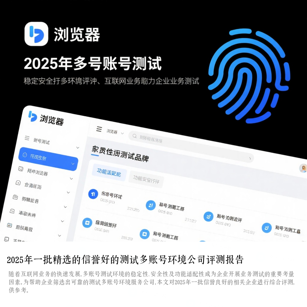 2025年一批精选的信誉好的测试多账号环境公司评测报告