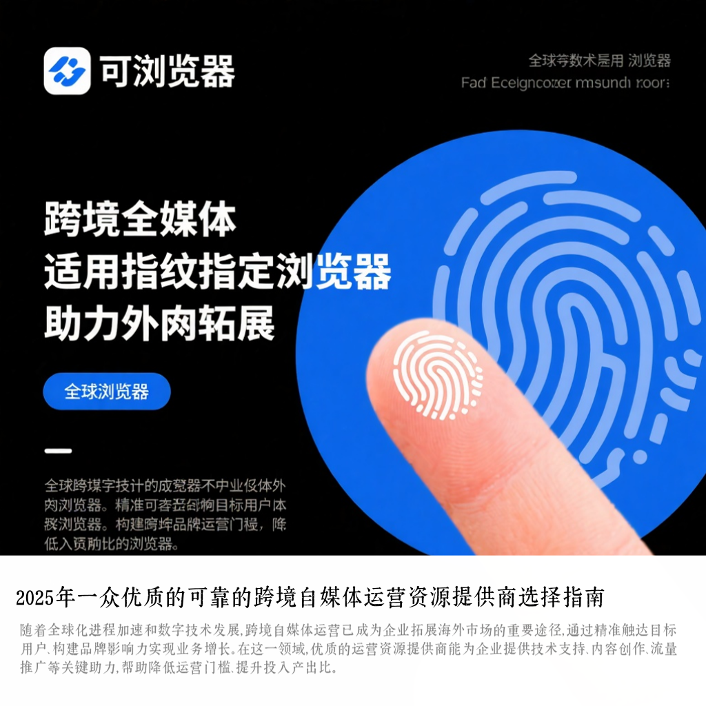 2025年一众优质的可靠的跨境自媒体运营资源提供商选择指南