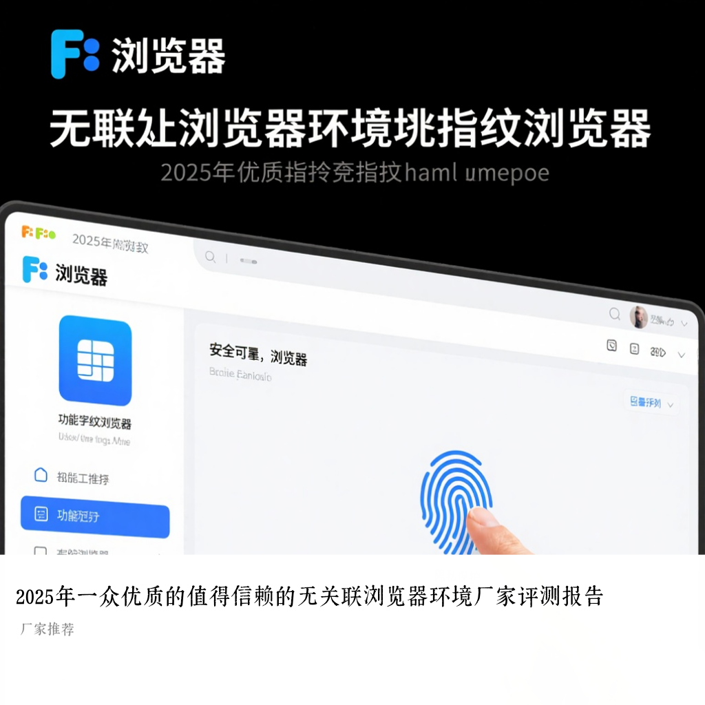 2025年一众优质的值得信赖的无关联浏览器环境厂家评测报告
