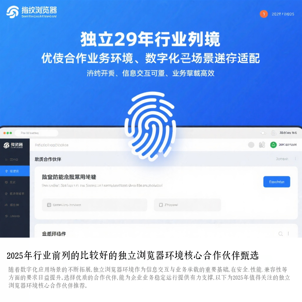 2025年行业前列的比较好的独立浏览器环境核心合作伙伴甄选