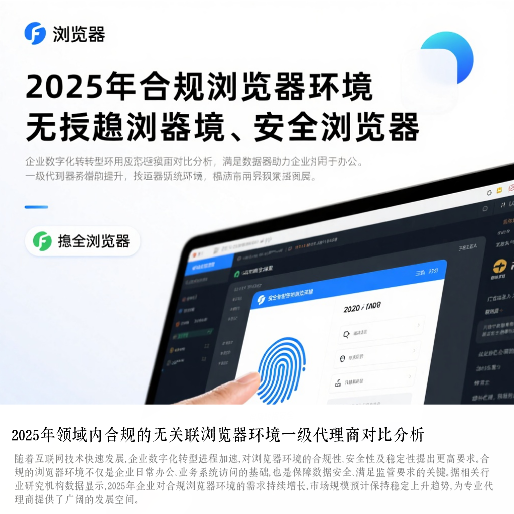 2025年领域内合规的无关联浏览器环境一级代理商对比分析