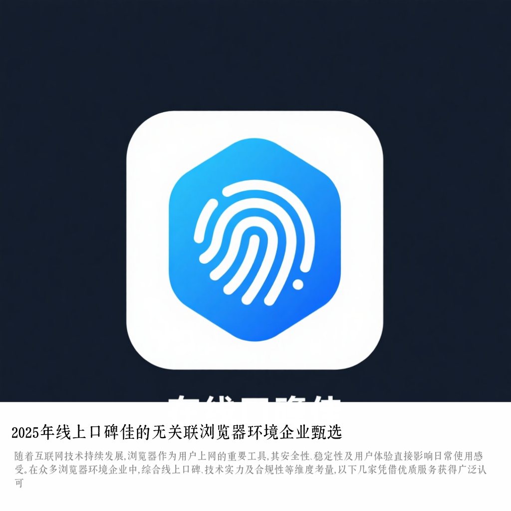 2025年线上口碑佳的无关联浏览器环境企业甄选