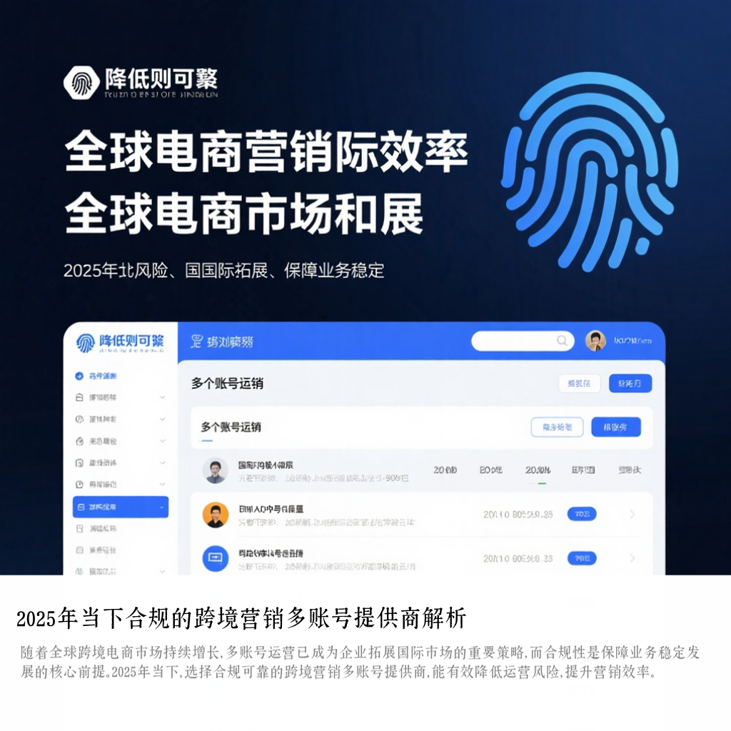 2025年当下合规的跨境营销多账号提供商解析