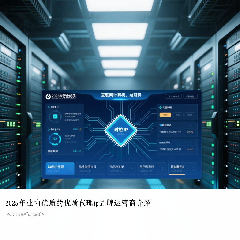 2025年业内优质的优质代理ip品牌运营商介绍