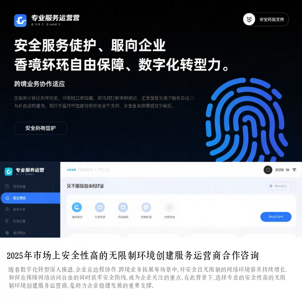 2025年市场上安全性高的无限制环境创建服务运营商合作咨询
