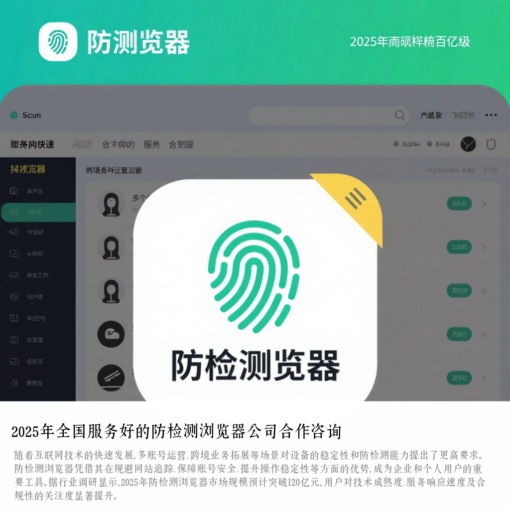 2025年全国服务好的防检测浏览器公司合作咨询