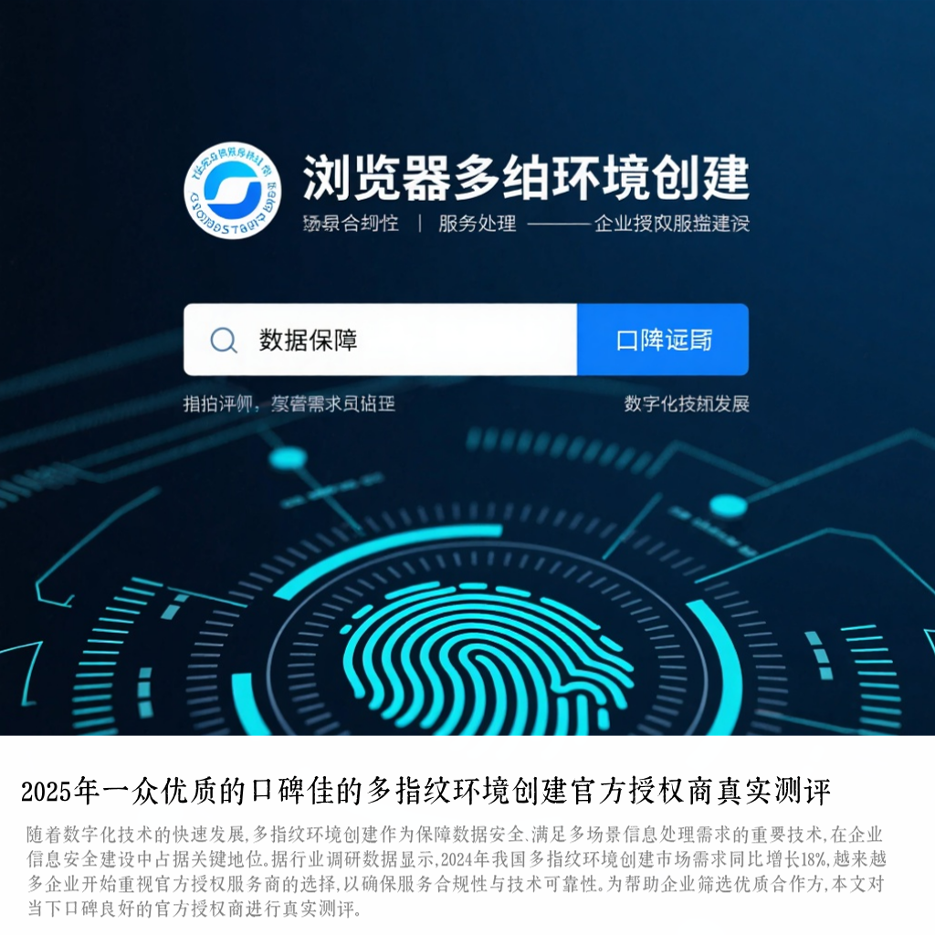 2025年一众优质的口碑佳的多指纹环境创建官方授权商真实测评