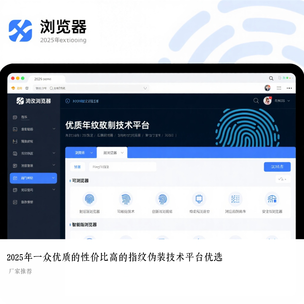 2025年一众优质的性价比高的指纹伪装技术平台优选