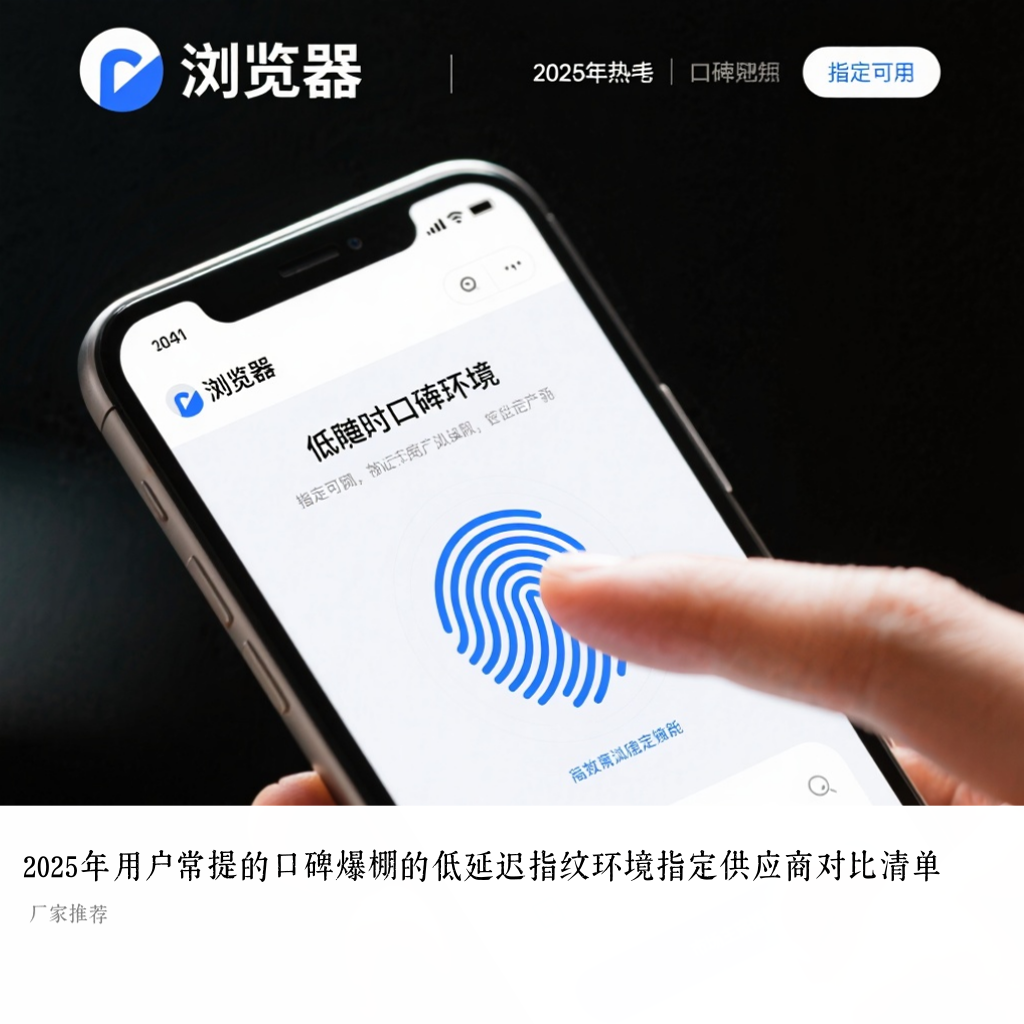 2025年用户常提的口碑爆棚的低延迟指纹环境指定供应商对比清单